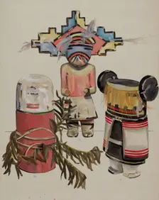 Kachina Doll, 1935/1942. Creator: Jane Iverson