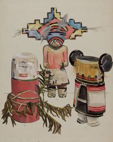 Kachina Doll, 1935/1942. Creator: Jane Iverson