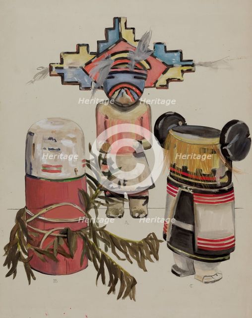 Kachina Doll, 1935/1942. Creator: Jane Iverson.