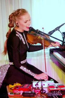 Kadri Voorland, Watermill Jazz Club, Dorking, Surrey, UK, 7.5.19. Creator: Brian O'Connor