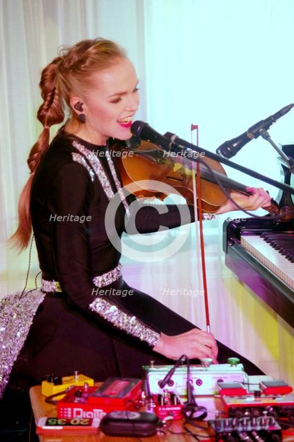 Kadri Voorland, Watermill Jazz Club, Dorking, Surrey, UK, 7.5.19. Creator: Brian O'Connor.