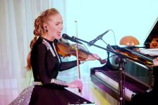 Kadri Voorland, Watermill Jazz Club, Dorking, Surrey, UK, 7.5.19. Creator: Brian O'Connor
