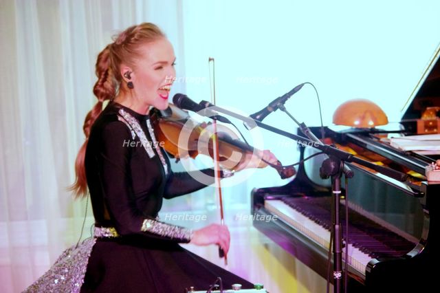 Kadri Voorland, Watermill Jazz Club, Dorking, Surrey, UK, 7.5.19. Creator: Brian O'Connor.