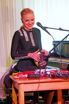 Kadri Voorland, Watermill Jazz Club, Dorking, Surrey, UK, 7.5.19. Creator: Brian O'Connor