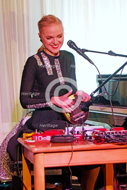 Kadri Voorland, Watermill Jazz Club, Dorking, Surrey, UK, 7.5.19. Creator: Brian O'Connor.