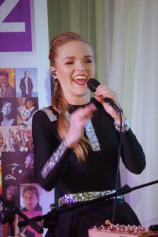 Kadri Voorland, Watermill Jazz Club, Dorking, Surrey, UK, 7.5.19. Creator: Brian O'Connor