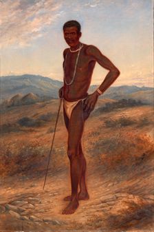 Kaffir Man, ca. 1893. Creator: Antonio Zeno Shindler