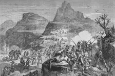 Kaffir War - Attacking a Native Position c1880