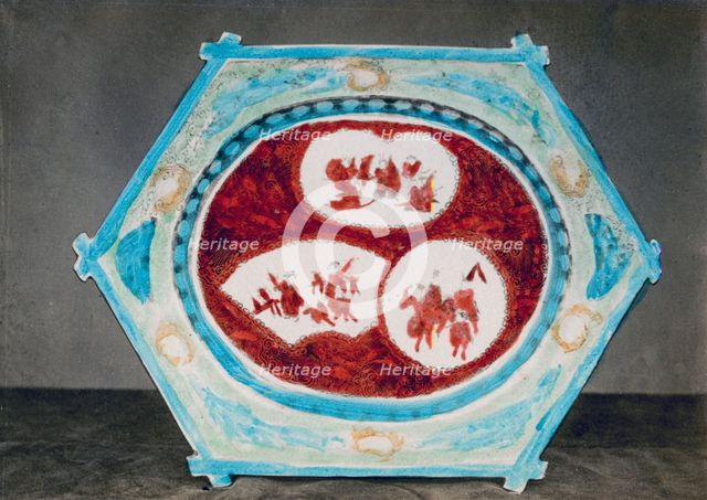 Kaga or Kutani plate, 1882. Artist: Baron Raimund von Stillfried