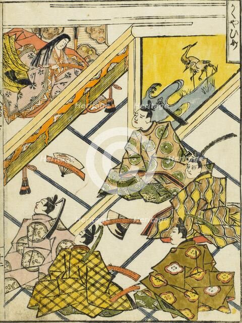 Kaguya Hime, 17th century. Creator: School of Suzuki Harunobu.