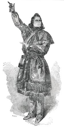 Kah-Ge-Ga-Gah-Bowh, the Ojibbeway Chief...Drury-Lane Theatre, 1850. Creator: Unknown
