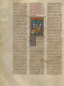 Kahedin and Palamedes Meeting the Seneschal Keu, about 1320-1340. Creator: Unknown