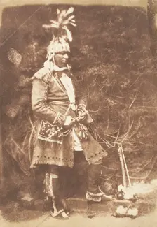 Kahkewaquonaby or Reverend Peter Jones, 1845. Creators: David Octavius Hill, Robert Adamson, Hill & Adamson