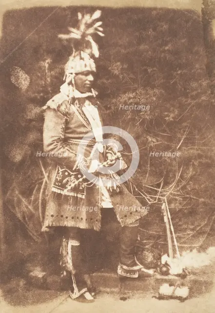 Kahkewaquonaby or Reverend Peter Jones, 1845. Creators: David Octavius Hill, Robert Adamson, Hill & Adamson.