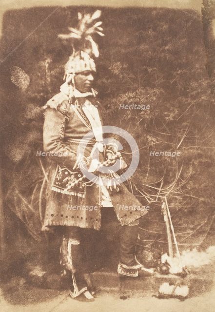 Kahkewaquonaby or Reverend Peter Jones, 1845. Creators: David Octavius Hill, Robert Adamson, Hill & Adamson.