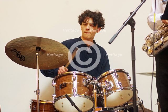 Kai Macrae, Indo Jazz Fusion Revisited, Loughton Methodist Church, Loughton, Essex, 2024. Creator: Brian O'Connor.