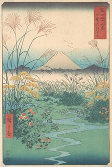 Kai, Otsuki no Hara, 4th month horse year 1858., 4th month horse year 1858. Creator: Ando Hiroshige