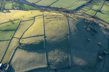 Kail Hill, a limestone reef knoll surmounted by a ring cairn and disused workings, North Yorks, 2024 Creator: Robyn Andrews