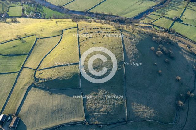 Kail Hill, a limestone reef knoll surmounted by a ring cairn and disused workings, North Yorks, 2024 Creator: Robyn Andrews.