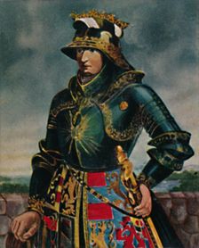Kaiser Maximilian I. 1459-1519 - Gemälde von Rubens 1934. Creator: Unknown