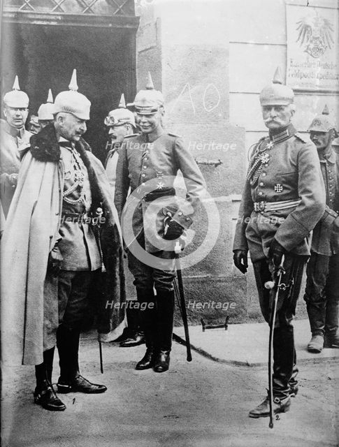 Kaiser and General von Mackensen, between 1914 and c1915. Creator: Bain News Service.