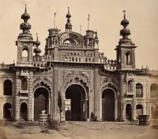 Kaiser Bagh, Lucknow, India: the great gateway, c1858. Creator: Felice Beato