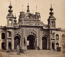 Kaiser Bagh, Lucknow, India: the great gateway, c1858. Creator: Felice Beato