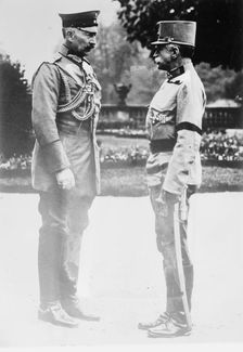 Kaiser & Gen. Von Hotzendorf, between 1914 and c1915. Creator: Bain News Service