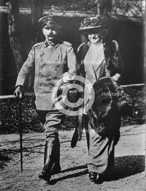 Kaiser & Kaiserin in the West, between c1910 and c1915. Creator: Bain News Service.