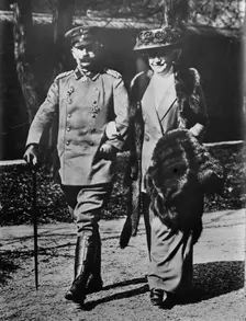 Kaiser & Kaiserin in the West, between c1910 and c1915. Creator: Bain News Service