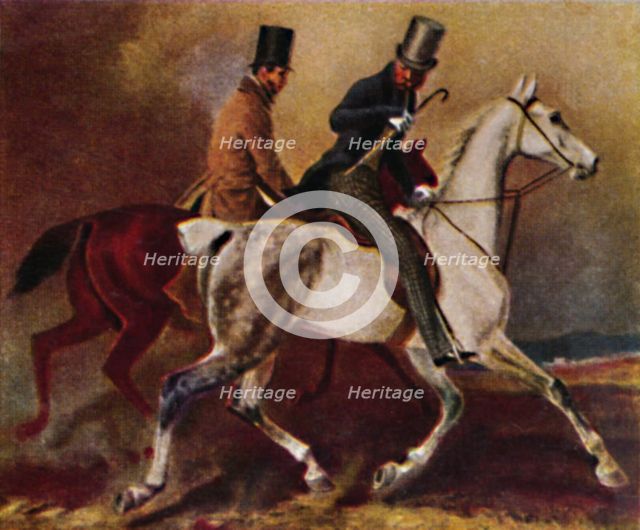 'Kaiser Wilhelm I. 1797-1888 als Prinz von Preußen. - Gemälde von Krüger', 1934. Creator: Unknown.