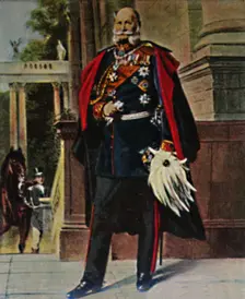 Kaiser Wilhelm I. 1797-1888. - Gemälde von Plockhorst 1934. Creator: Unknown
