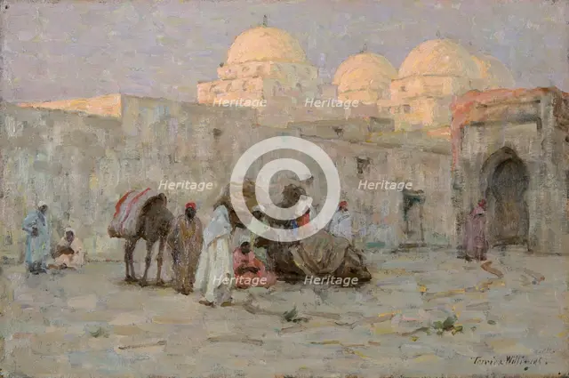 'Kairouan, the last glow', 1880-1936. Creator: Terrick Williams.