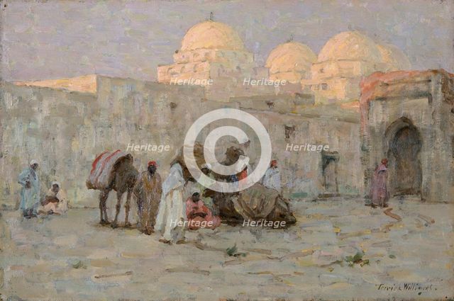 'Kairouan, the last glow', 1880-1936. Creator: Terrick Williams.