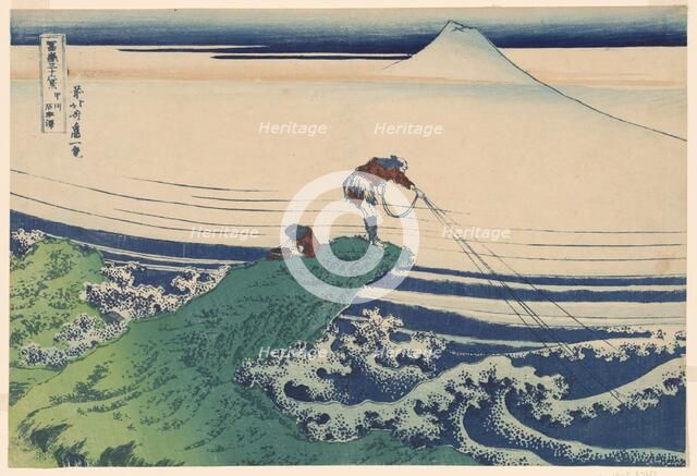 Kajikazawa in Kai Province (Koshu Kajikazawa), from the series "Thirty-six Views of..., c. 1830/33. Creator: Hokusai.