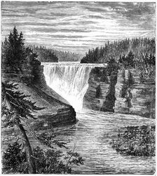 Kakabeka Falls, Ontario, Canada, 1877
