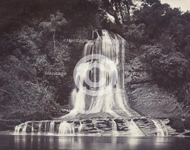 Kakahi Fall near Tawhata - Wanganui [sic] River, 1885. Creator: Burton Brothers.