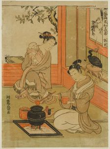 Kakkyo (Chinese: Guo Ju), from the series "Fashionable Japanese Versions of the..., c. 1770/72. Creator: Isoda Koryusai