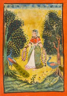 Kakubha Ragini, folio from a Ragamala, ca. 1630. Creator: Unknown
