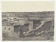 Kalabscheh, Vue Générale du Temple de Kalabscheh (Talmis); Nubie, 1849/51, printed 1852. Creator: Maxime du Camp