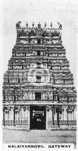 Kalaiyarkovil Gateway, India, c1925. Artist: Unknown