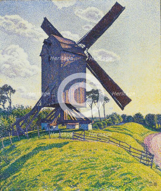 Kalf Mill in Knokke or Windmill in Flanders, 1894.