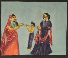 Kalighat Painting, 1800s. Creator: Unknown