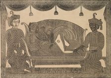 Kalighat Painting, 1800s. Creator: Shri Gobinda Chandra Roy