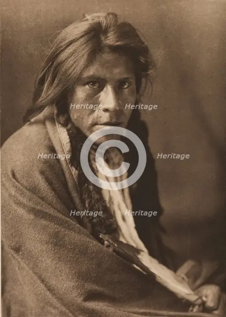 Kalispel Type, 1910. Creator: Edward Sheriff Curtis.