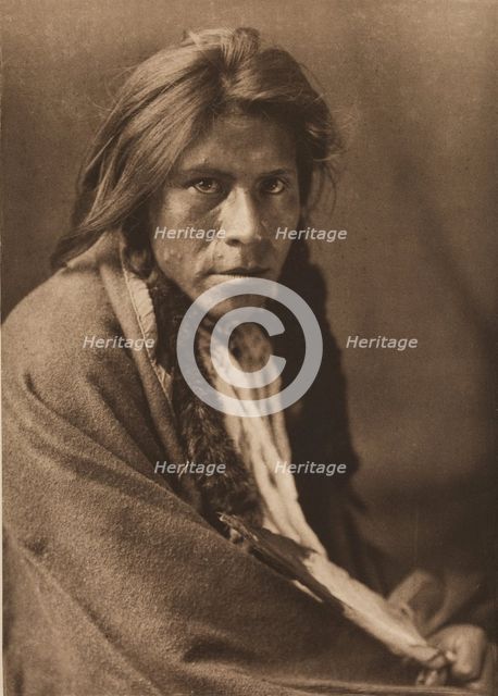 Kalispel Type, 1910. Creator: Edward Sheriff Curtis.