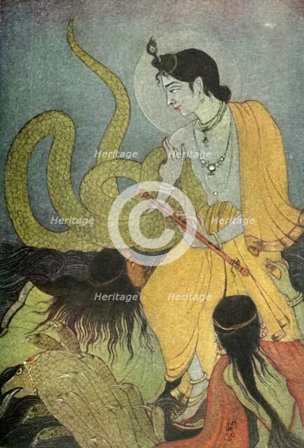 'Kaliya Damana', 1920. Creator: Unknown.