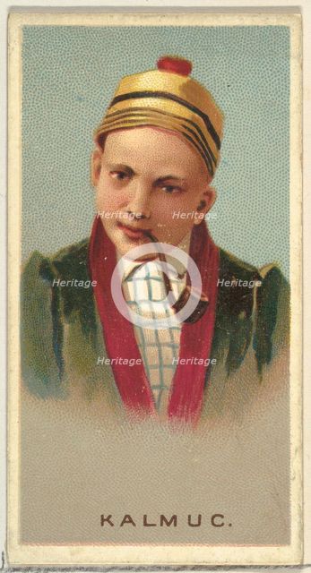 Kalmuc, from World's Smokers series (N33) for Allen & Ginter Cigarettes, 1888. Creator: Allen & Ginter.
