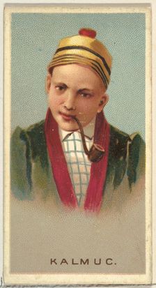 Kalmuc, from World's Smokers series (N33) for Allen & Ginter Cigarettes, 1888. Creator: Allen & Ginter
