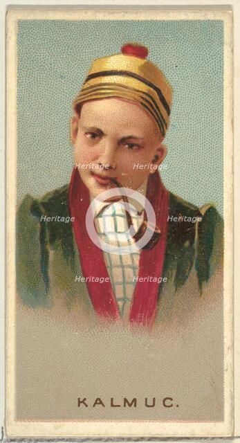 Kalmuc, from World's Smokers series (N33) for Allen & Ginter Cigarettes, 1888. Creator: Allen & Ginter.